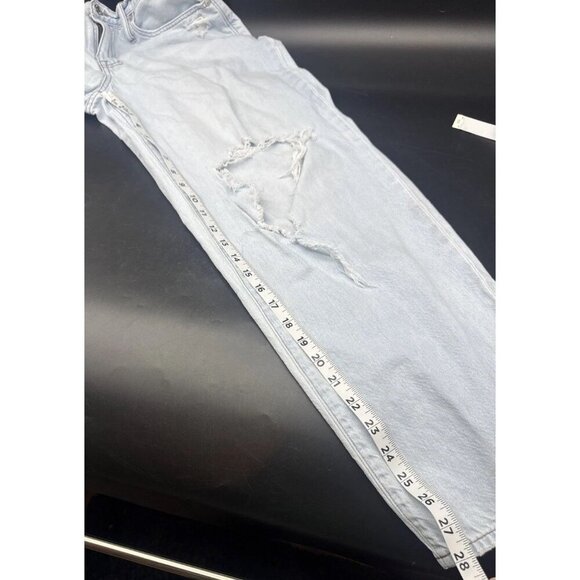 Madewell Women's The Slouchy Boyjean Light Wash Distressed Jeans Sz 30 - Picture 13 of 13